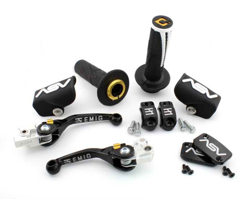 ASV EMIG F4 PRO PACK+ Hydraulic Clutch and Brake Lever Pair Pack for KTM Motocross