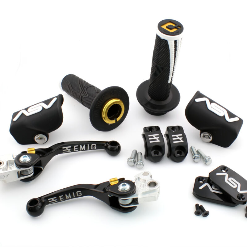 ASV EMIG F4 PRO PACK+ Hydraulic Clutch and Brake Lever Pair Pack for KTM Motocross